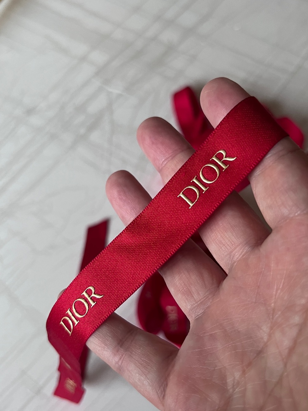 2Pc Dior Satin Ribbon set - Picture 4 of 6